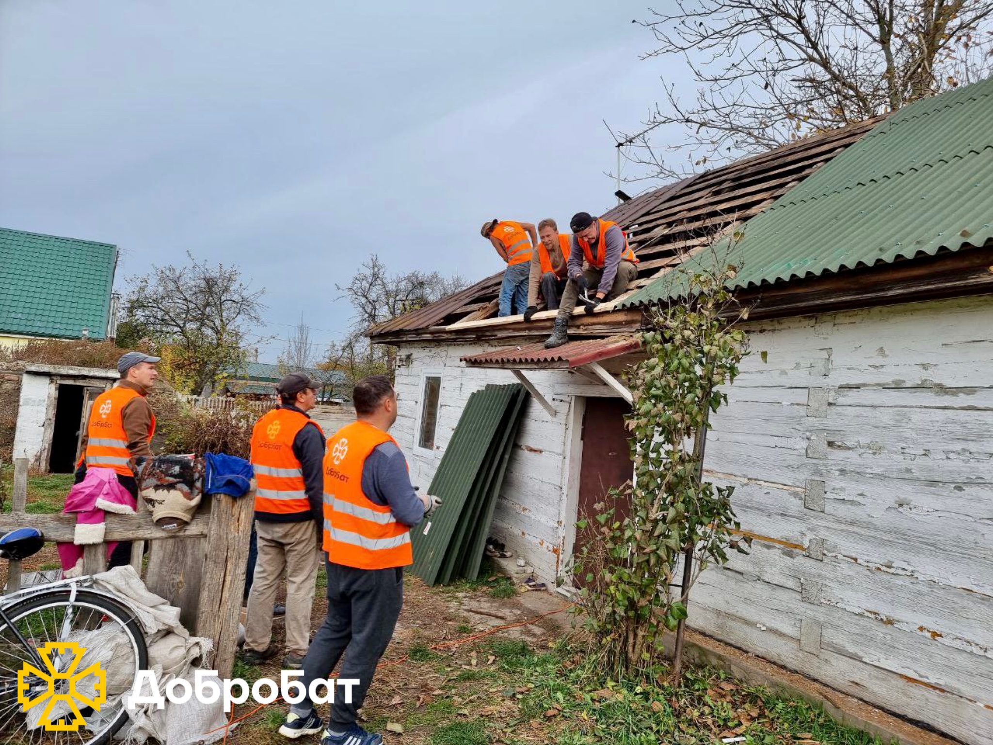 Urgent recovery started in Zaporizhzhia: we report on Dobrobat’s achievements for the past week