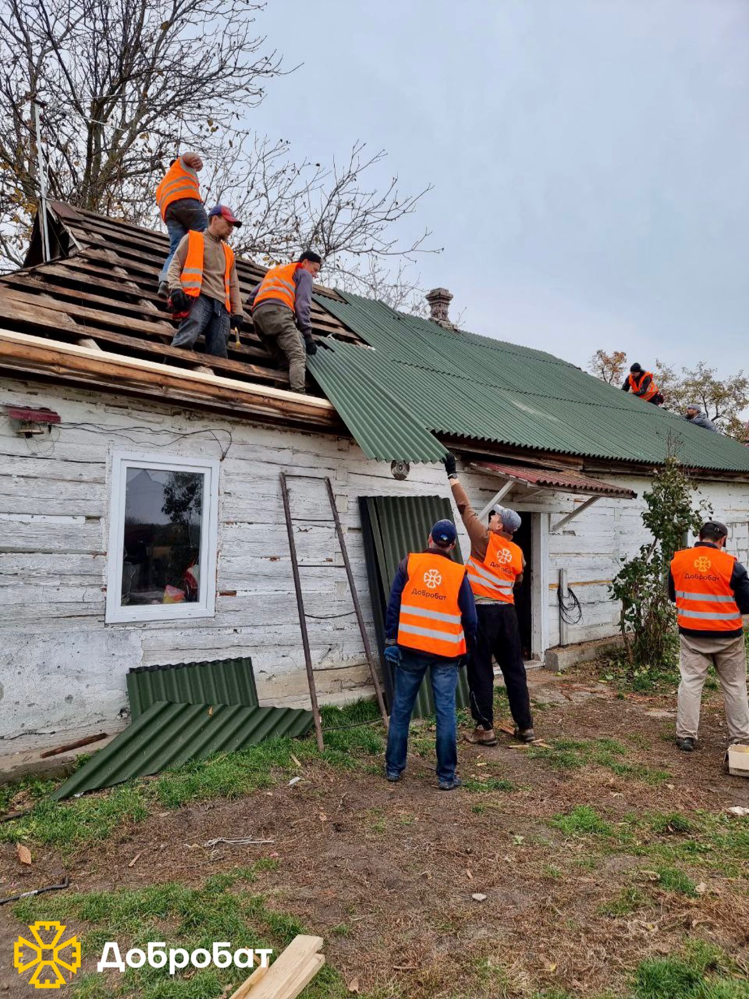 Urgent recovery started in Zaporizhzhia: we report on Dobrobat’s achievements for the past week