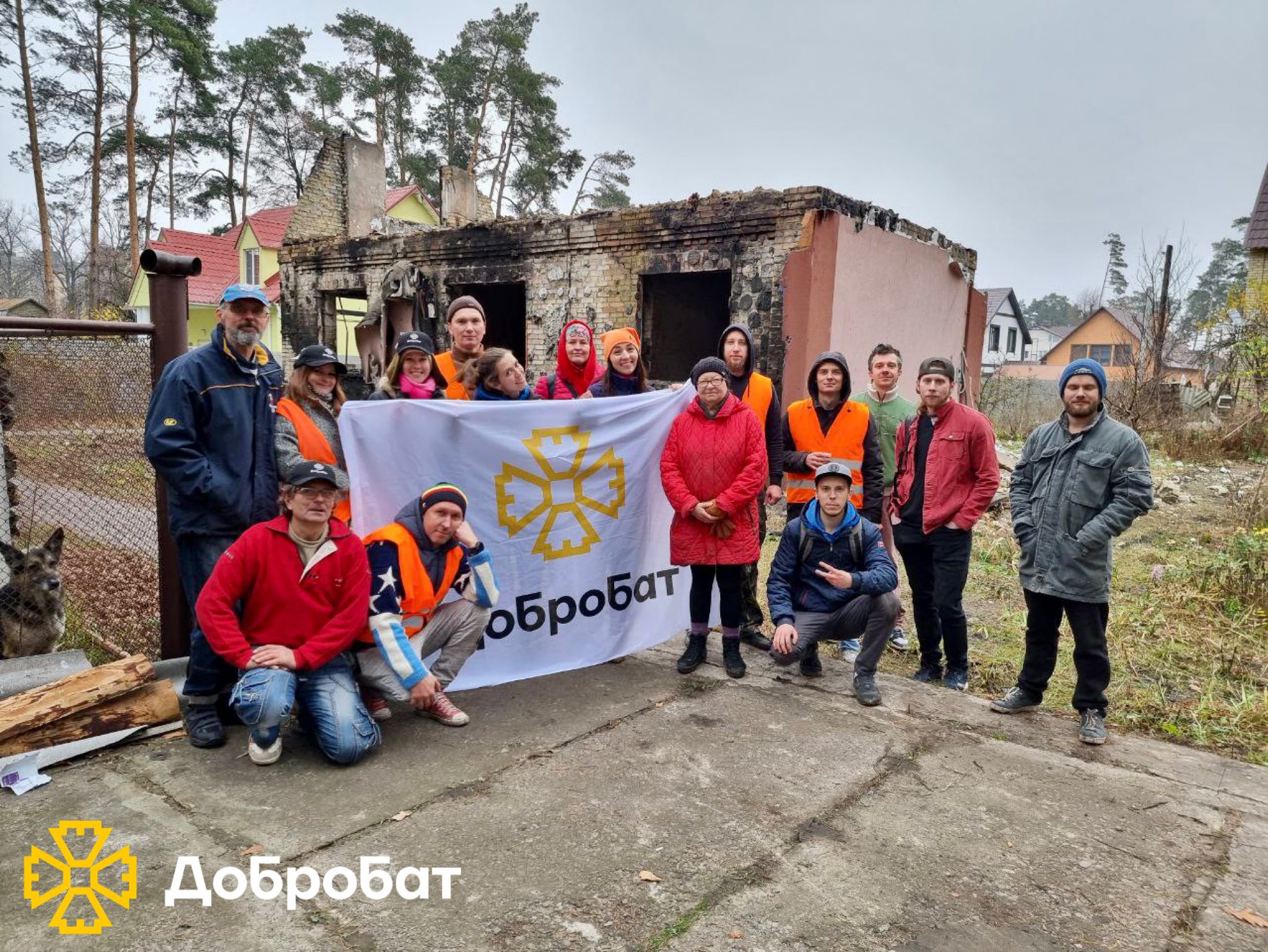 Despite bad weather conditions, Dobrobat tirelessly and urgently restores the homes of Ukrainians: this week’s latest news.