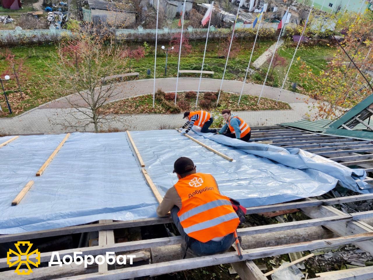 430 volunteers helped with reconstruction at 35 sites: a record-breaking week in Dobrobat