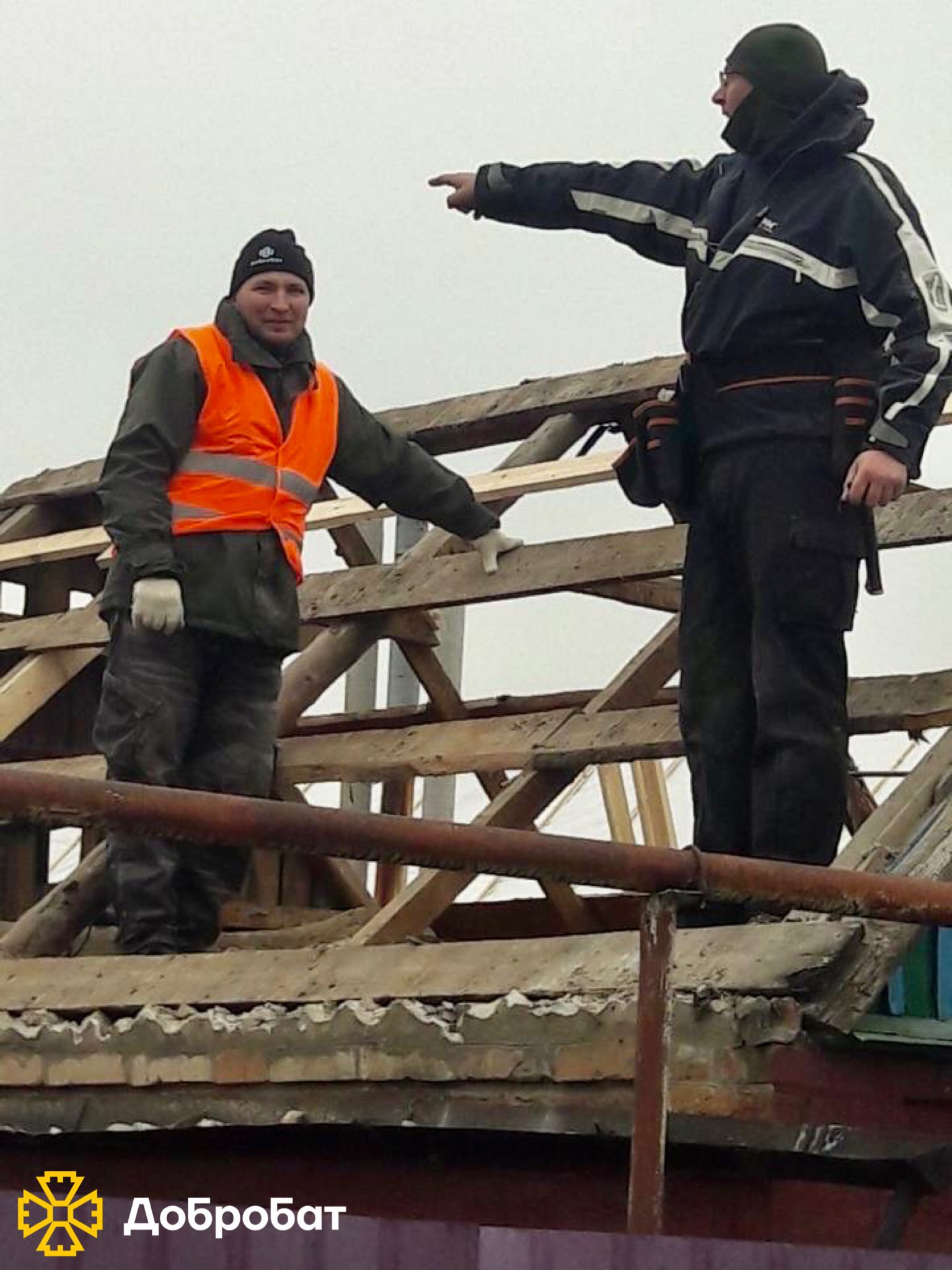 Over 260 volunteers carried out urgent repairs in five regions: about the week of Dobrobat