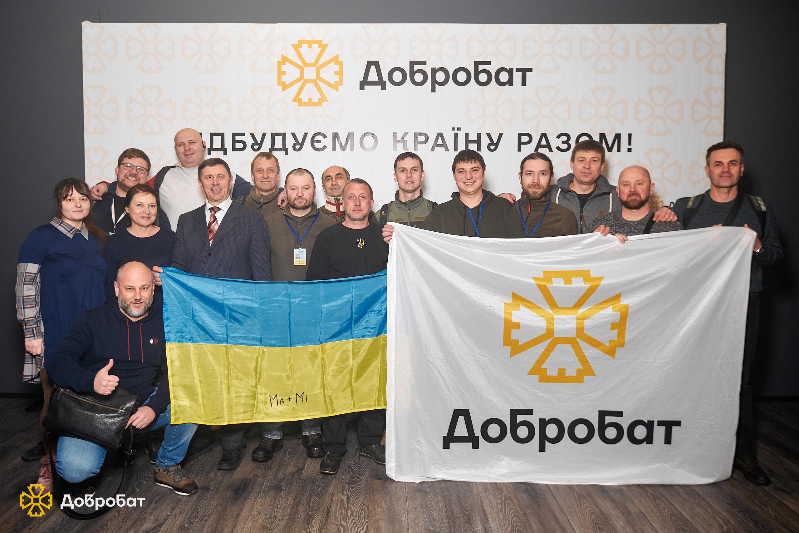 A heartwarming meeting, awarding of volunteers and tireless restoration of seven oblasts of the country: this was the week of Dobrobat