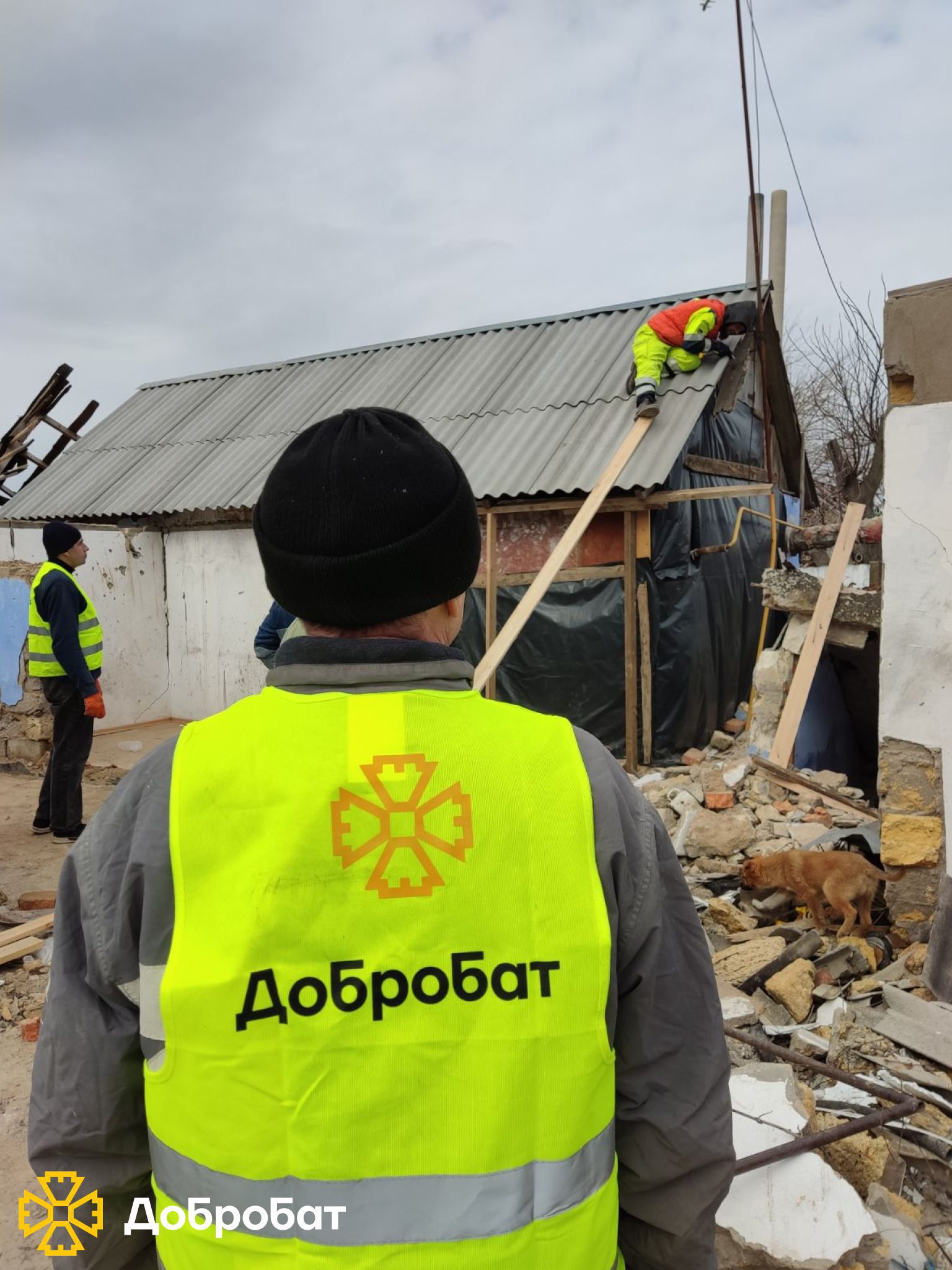 Four regions, 18 site visits, and 175 volunteers involved: Dobrobat reports on a week of reconstruction