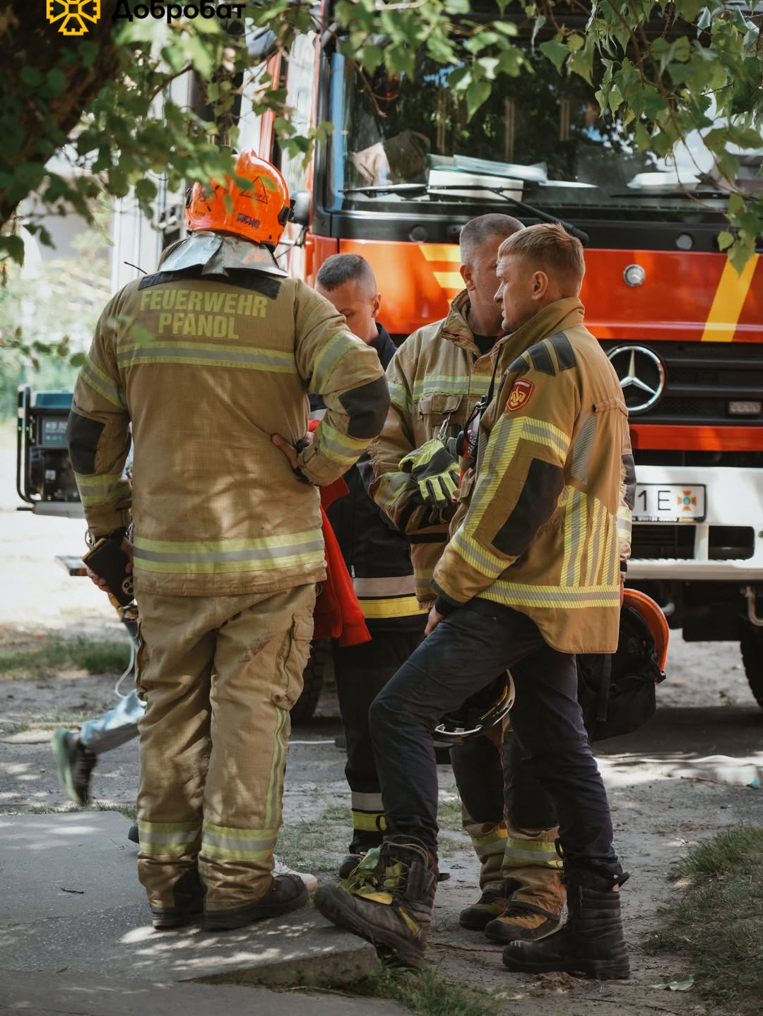 Dobrobat at Sites in Kyiv: Work Continues on Day of Mourning