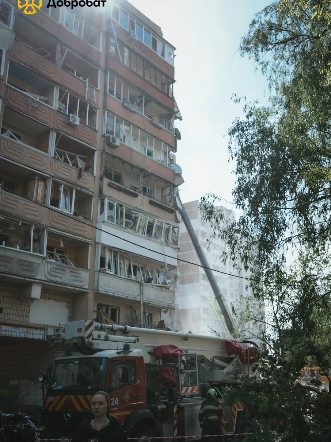 Dobrobat at Sites in Kyiv: Work Continues on Day of Mourning